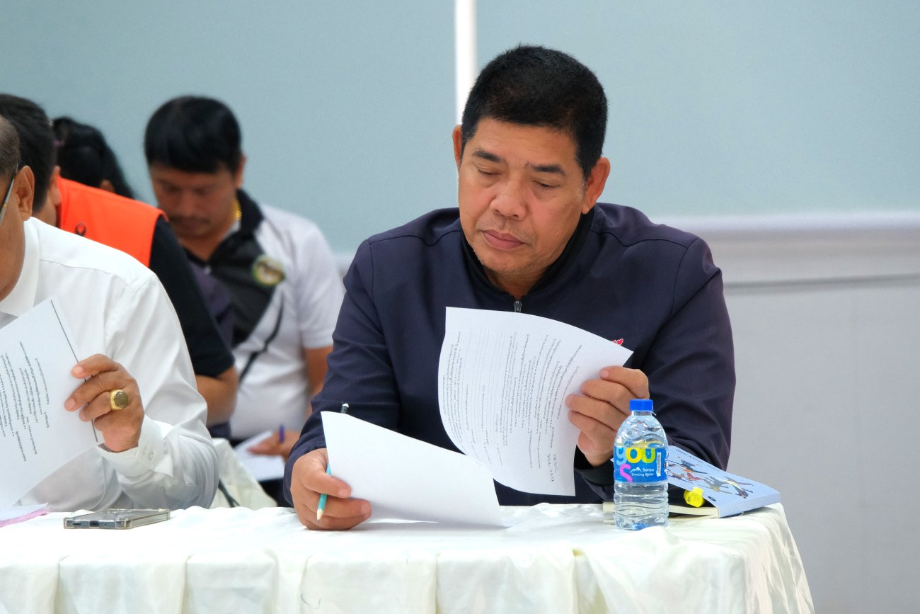 ประชุมเตรียมพร้อมรับมือสถานการณ์น้ำในพื้นที่จังหวัดปทุมธานี